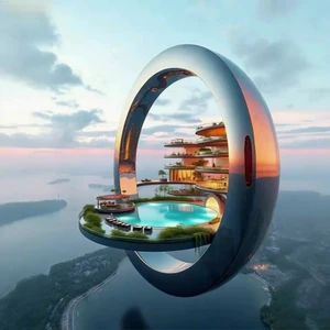 Floating Ring - Shaped Villa