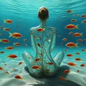 Underwater Glass Figure Video