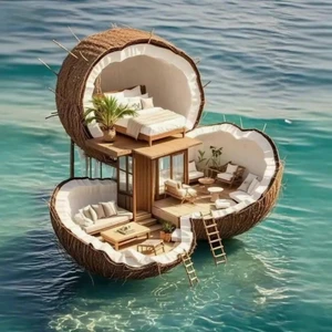 Moving Coconut Shell House