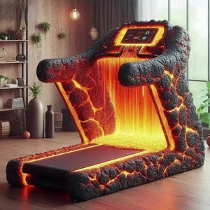 Lava - Themed Treadmill