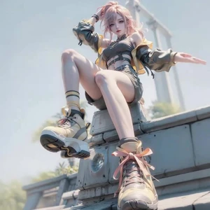 Stylish Anime Girl Pose