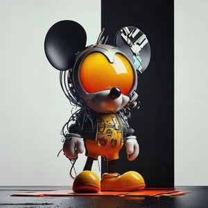 Cyber Mickey Robot Video