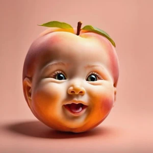 Rotating Peach Video