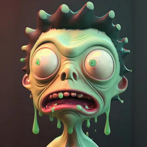 Groggy Cartoon Zombie