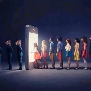 Giant Phone People Transformation