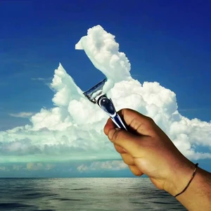 Cloud - Shaving Surreal Scene