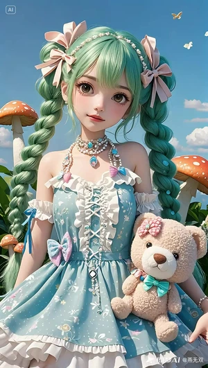 Anime 3D Mag Cover Girl