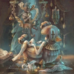 Fantastical Bathtub Scene